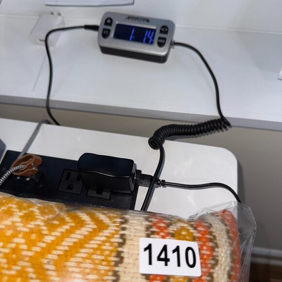 Vintage Faribo Wool Blanket Fringe Hippie Retro 60’s 70’s Orange Yellow 50x49 - Picture 5 of 5